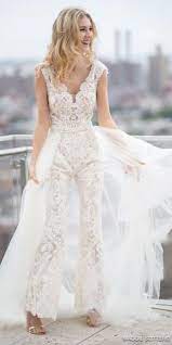 50 Nadrágkosztüm Esküvőre / Pantsuit Wedding Dress ideas | esküvői ruha,  esküvő, menyasszony