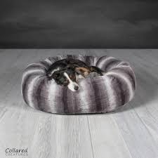 Getting heavy in our donut bed contributes to more successful sleep when helping alleviate stress and anxiety. Calming Donut Beds Grey Luxury Deluxe Donut Dog Bed