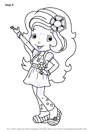 The seeds that helps our gardens grow, with lots of pretty berries in a row. Learn How To Draw Orange Blossom From Strawberry Shortcake Strawberry Shortcake Step By Step Drawing Tutorials