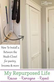 These broom closet organization ideas are simple to implement and easy to maintain. Between The Studs Broom Closet Diy Closet Storage Room Storage Diy Between The Studs