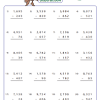 Maths subtraction worksheet cbse grade ii. 1