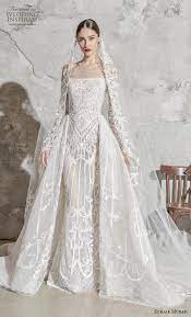 The collection is called a midwinter's night dream and features muted shades, lovely lace, and classic silhouettes reimagined in contemporary ways. Zuhair Murad Spring 2020 Wedding Dresses Wedding Inspirasi Bridal Gowns Wedding Dress Styles Short Wedding Dress Beach