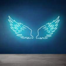 Angel Wings Led Neon Sign Neon Signs Neon Art Neon Wallpaper