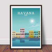 Havana Cuba Havana Print Cuba Poster Havana Painting by for Bedroom Home  Decor - AliExpress