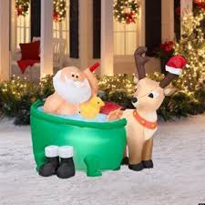 Tis The Season To Be Tacky Inflatable Christmas Decorations Christmas Inflatables Outdoor Inflatable Christmas Decorations Outdoor