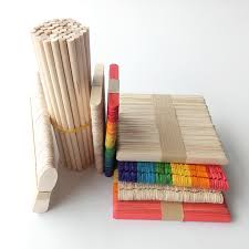 The humble popsicle stick can be transformed into incredibly cool crafts to do with your kids, and all you need is imagination and a few arty bits and pieces to join in the fun. 50 Pcs Set Wooden Popsicle Sticks Natural Wood Colored Ice Cream Sticks Kids Diy Hand Crafts Art Toys Ice Cream Cake Tools Ice Cream Sticks Aliexpress