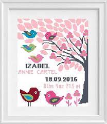 A list of cross stitch kits, cross stitch patterns and stamped kit available at everything cross stitch. Baby Birth Announcement Modern Cross Stitch Pattern Funny Etsy Birth Cross Stitch Baby Cross Stitch Patterns Modern Cross Stitch Patterns