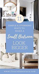 11 Simple And Stunning Ways To Make A Small Bedroom Look Bigger Flourishmentary Small Bedroom Ideas For Women Small Bedroom Small Bedroom Inspiration