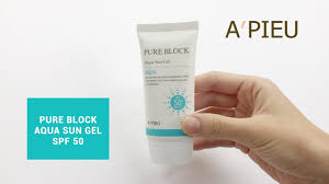 Missha All Around Safe Block Aqua Sun Gel Spf50 Review A Pieu Us Pure Block Aqua Sun Gel Spf50 Youtube