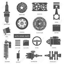 35303632 set of auto spare parts car repair icons in flat style vector stock photo jpg jpeg 画像 1300x1300 px 表 logotipo automotivo auto mecanica automovel