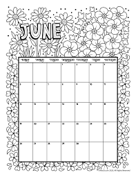 june 2022 printable coloring calendar page woo jr kids activities children s publishing