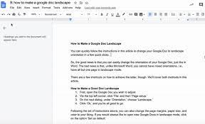 Tap the three dots at the top right of the screen. How To Make A Google Doc Landscape Smallpdf