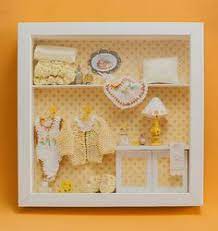 Consider making this wonder designed by passionatecraft2 as a baby shower gift too! 11 Crochet Frames Ideas Baby Shadow Box Box Frames Shadow Box