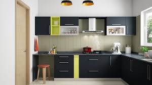 pop theme l shaped modular kitchen