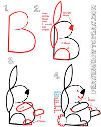 It is a simple drawing lesson that kids of all ages will be able to . Big Guide To Drawing Cartoon Bunny Rabbits With Basic Shapes For Kids Preschoolers How To Draw Step By Step Drawing Tutorials Word Drawings Easy Drawings Animal Drawings