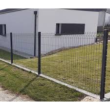 Kit Cloture Rigide Largeur 2m50 Avec Poteaux A Encoches