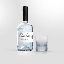 Water is added to bring the spirit down. Home Blue Ice Vodka