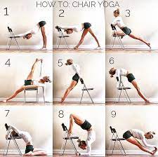 halona yoga on instagram full body stretches practicing yoga poses with the help of a chair tum vucut esn yoga egzersizleri yoga pozlari iyengar yoga