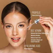 Amazon.com: BEE and YOU Eye Serum, Anti Aging, Anti Wrinkle Serum 100%  Natural with Bee Venom, Propolis Extract, Raw Honey, Hyaluronic Acid, For  Dark Circles Under Eye Treatment and Puffiness, Skin Care,