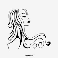 Black And White Woman Clipart Black Curly Hair Long Hair Woman Lips Eyelash Cartoon Hand Painted Eyebrow Lips Clipart Cartoon Clipart Woman C In 2020 Face Illustration Cartoon Clip Art Hair Clipart