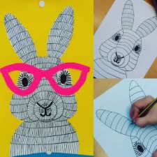 Schmetterlinge und blumen aus pappmachee, eine. Noch Ein Beispiel Hase Kunst Ostern Grundschullehrerin Froileinskunterbunt Elementary Art Art Art Lessons