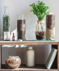 Gilded wine grape themed kitchen canister set. Coffee Kitchen Decor Cafe Latte Espresso Themed Decorations