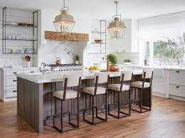 Both pieces of furniture were initially dark stained wood. Our Favorite Kitchen Island Seating Ideas Perfect For Family And Friends Better Homes Gardens