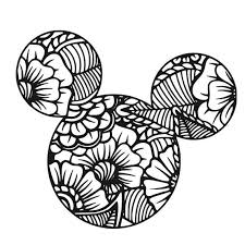 Mickey Mouse Colouring Page Mickey Mouse Coloring Pages Disney Coloring Pages Mandala Coloring Pages