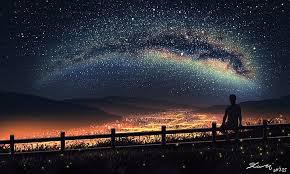 Grouse mountain with vancouver downtown in the background. Hd Wallpaper Anime Boy Scenic Landscape Cityscape Night Stars Sky Wallpaper Flare