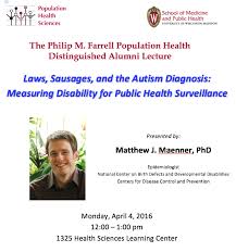 Laws Sausages And The Autism Diagnosis Measuring Disability For Public Health Surveillance Global Health Institute Uw Madison