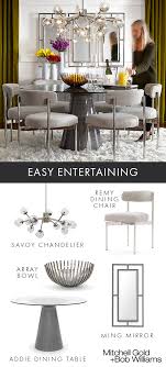 Mg Bw Easy Entertaining Savoy Chandelier Remy Dining Chair Array Bowl Ming Mirror And Addie Dini Breakfast Bar Chairs Bar Chairs Kitchen Lighting Layout