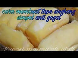 May 19, 2021 · resep sate ayam bumbu kacang (bakar teflon). Cara Membuat Tape Singkong Youtube
