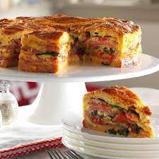 Italian Brunch Torte Recipe Breakfast Bake Recipes Breakfast Brunch Recipes