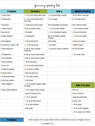 How I Used This Free Grocery List To Feed My Family Dinner For A Month For Only 220 Budget Mealplan Free Grocery List Grocery Lists Meal Planning
