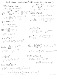 Derivative worksheet pdf answersshow all. Differentiation Exercises With Answers Pdf Free Calculus Tutorials And Problems