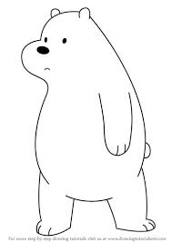 Color these free, fun and easy bears coloring pages. We Bare Bears Coloring Pages Part 1