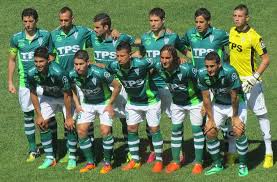 Somos el decano del fútbol chileno. Santiago Wanderers Home Football Shirt 2014