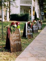 15 Stunning Rustic Outdoor Wedding Ideas You Will Love Wedding Decorations Wedding Entrance Rustic Outdoor Wedding