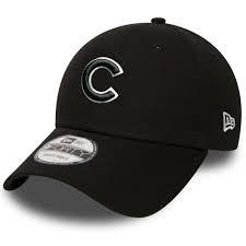 Chicago Cubs Black 9forty Cap By New Era Chicago Cubs New Era Cubs