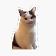 Polite Cat Sticker By Masoncarr2244 In 2021 Cat Stickers Cute Stickers Preppy Stickers