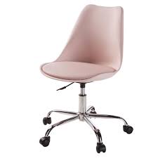 Chaise De Bureau A Roulettes Rose Bristol Chaise Bureau Chaise De Bureau Vintage Bureau Fille