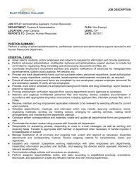 Hr administrator duties and responsibilities the list of duties includes: Administrative Assistant Human Resources
