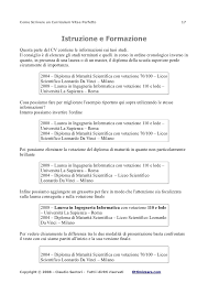 Giulia sauro si è laureata nel marzo 2018 in scienze politiche, con 110 e lode. Curriculum Vitae Perfetto