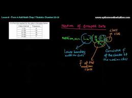 Hoo sze yen form 4 experiments physics spm 2008chapter 1. Add Math How To Find Mean And Median Youtube