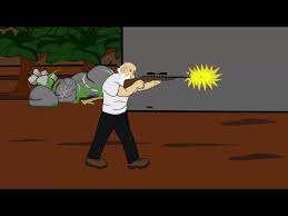 Newton S Third Law Of Motion Firing A Gun Animation Youtube