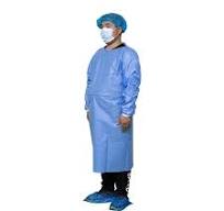 Disposable Medical Surgical Sterile Waterproof SMS Protective Clothing Suit  Coveralls AAMI Level 2/3 Isolation Gown