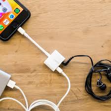 Apple Now Sells An Iphone Dongle With A Headphone Jack And Charging Port The Verge