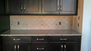 Modern kitchen backsplash with dark cabinets. Dark Kitchen Backsplash Nbizococho