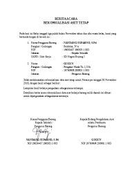 Nov 23, 2020 · contoh format data karyawan excel terbaru. Top Pdf Contoh Format Berita Acara Rekonsiliasi Inventaris Barang 123dok Com