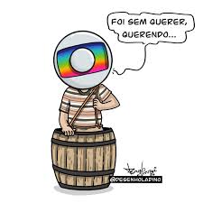 Ainda sobre o Powerpoint da Globo… #globo #powerpoint #bancomaster #charge  #desenholadino